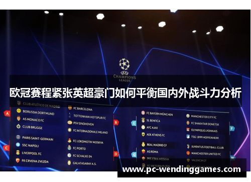 欧冠赛程紧张英超豪门如何平衡国内外战斗力分析