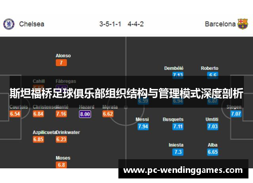 斯坦福桥足球俱乐部组织结构与管理模式深度剖析